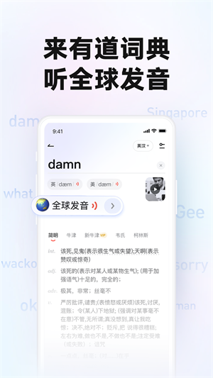 网易有道词典全球发音安卓版宣传图1